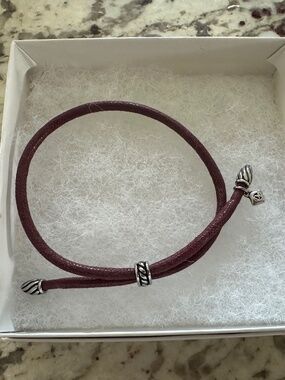 NWOT Adjustable Leather Bracelet
